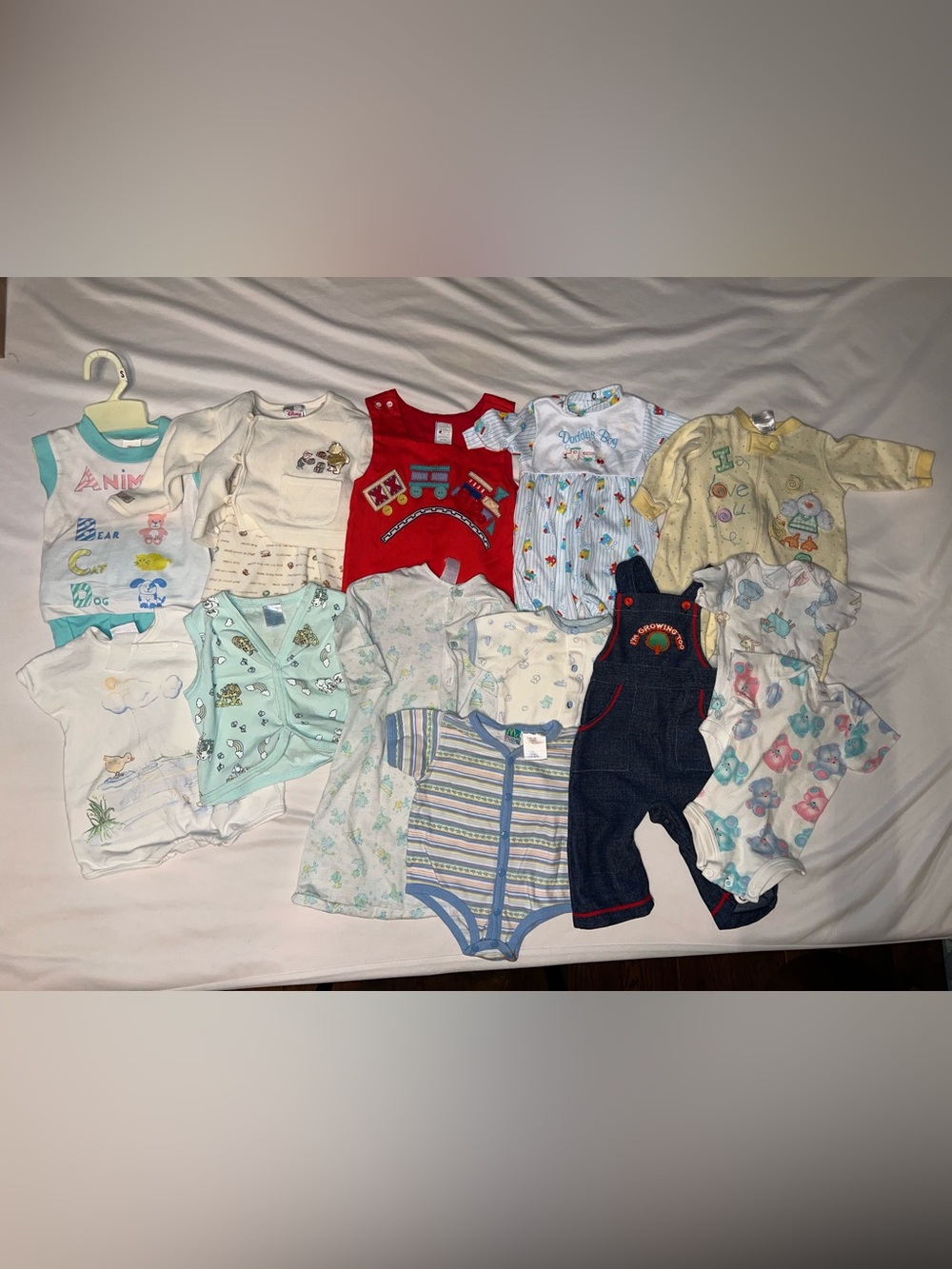 Vintage Baby Boy Clothing Bundle 13 Pieces Newborn - 24 Months Carters Disney